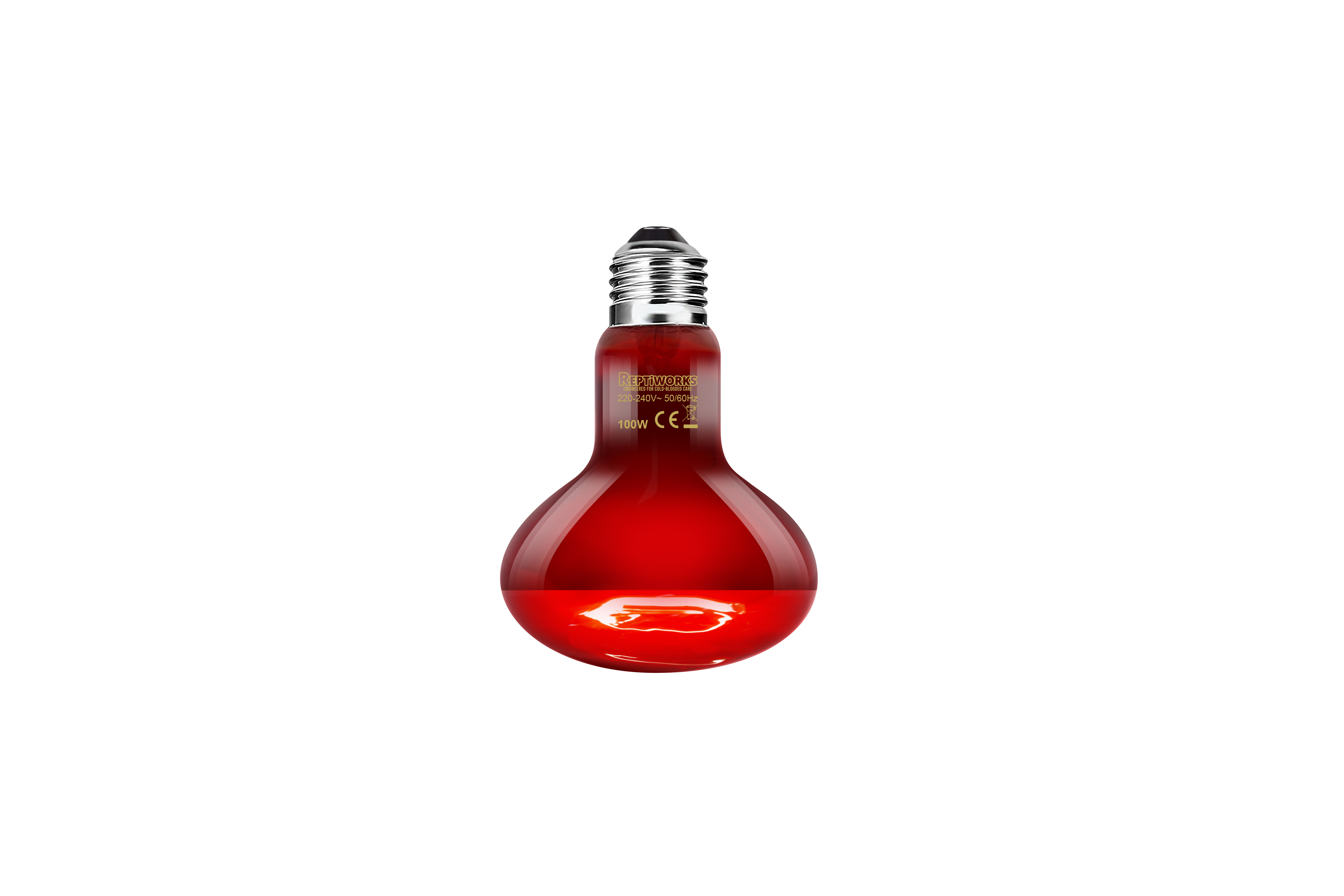 Reptiworks Infrared Basking Spot 50W6.3X6.3X10Cm / 2.5"X2.5"X4"
